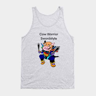 Cow warrior swordstyle Tank Top